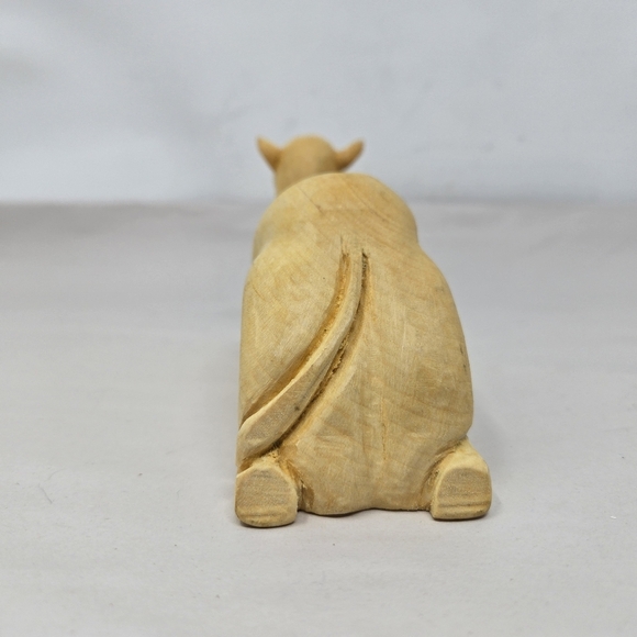 Nativity Camel Sitting In Around Baby Jesus Manger Wood Carved Ralph Herrenbruck - Picture 5 of 10